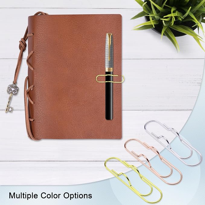 Wisdompro Pen Clip, 12 Pack Stainless Steel Pencil Clip Holder - Image 7