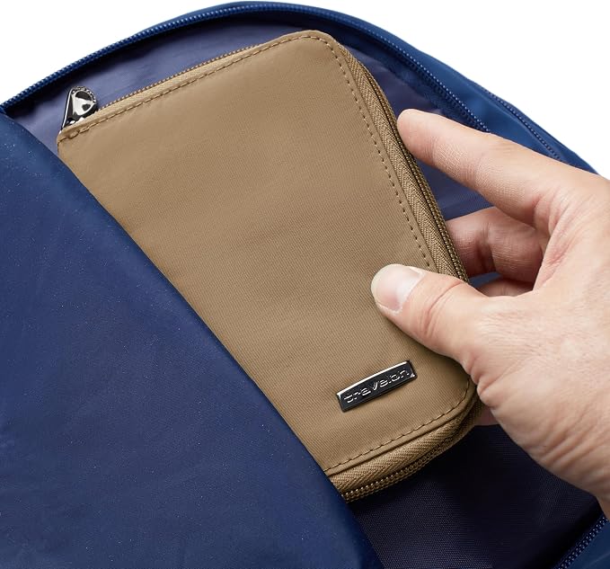 Travelon RFID Blocking Passport Zip Wallet - Image 3