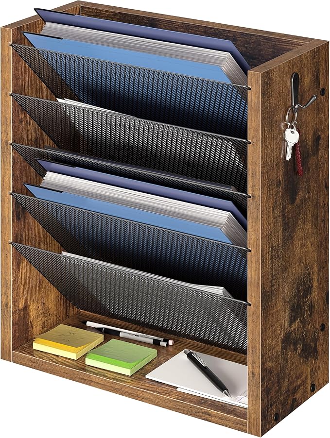 Creso hom Mail Organizer Wall Mounted, Mail Sorter by Cresohom