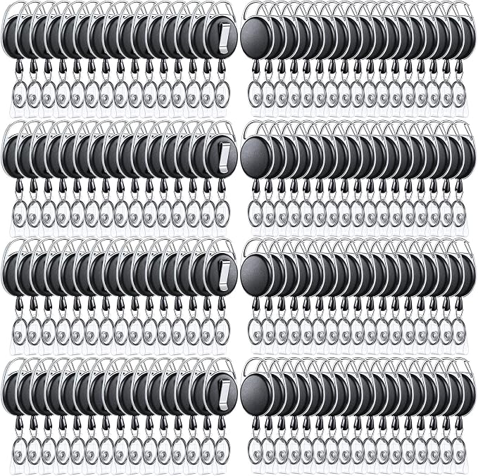 Honoson 310 Pcs Heavy Duty Retractable Badge Reels Batch ID Badge Holder by Honoson