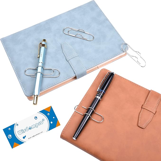 Wisdompro Pen Clip, 12 Pack Stainless Steel Pencil Clip Holder - Image 5