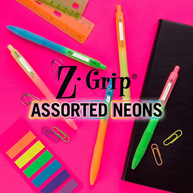 Zebra Pen Z-Grip Retractable Ballpoint Pen, Smooth-Flowing Black Ink, 1.0mm - Image 6