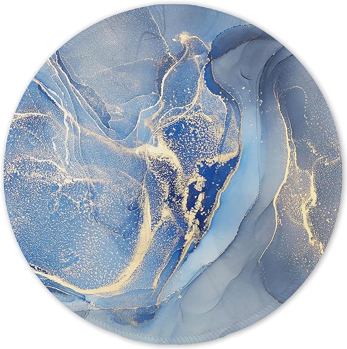 ITNRSIIET Round Mouse Pad with Stitched Edge Premium-Textured Waterproof by +ITNRSIIET