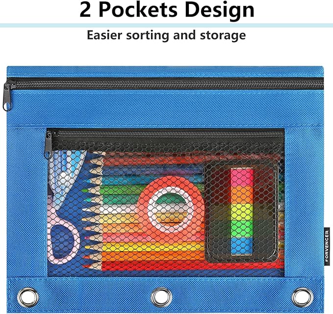 Forvencer Adorable Zipper Pencil Pouch, Cute Zipper Pouch - Image 2