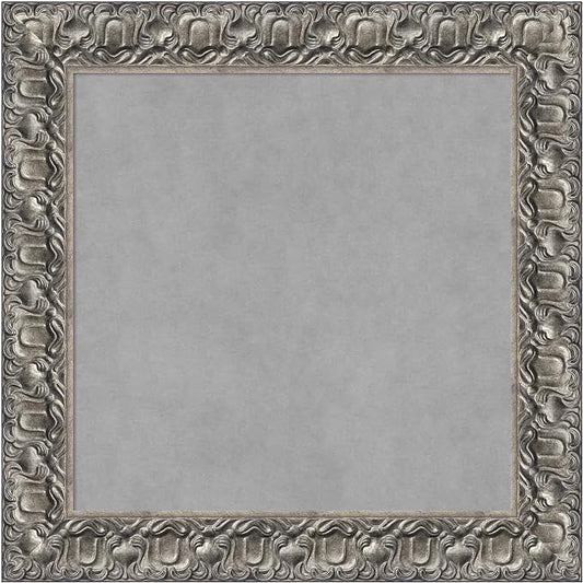 Amanti Art Silver Framed Magnetic Board 26x26 Medium Vision Board by AmantiArt