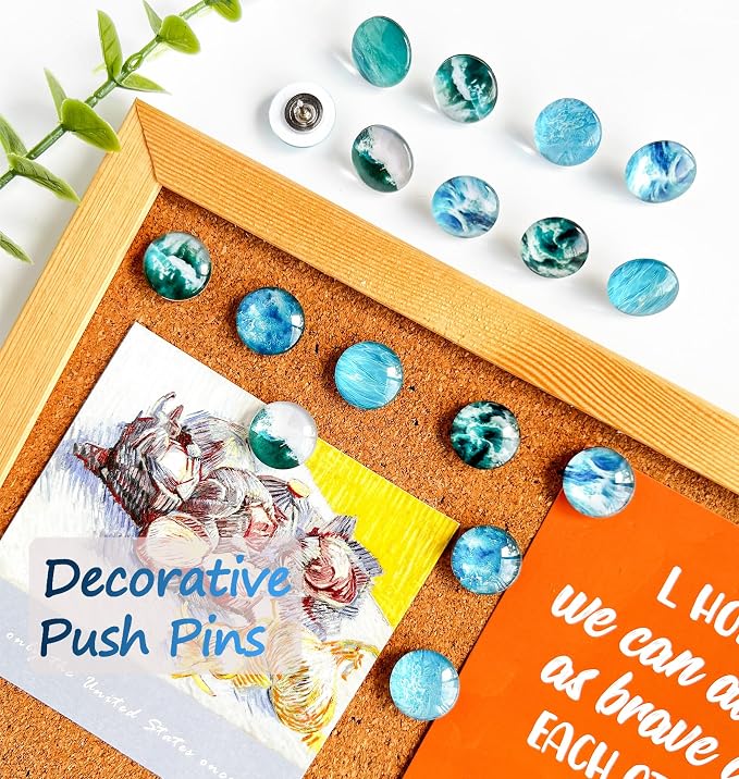 Ocean Decorative Push Pins, Thumb Tacks - Image 2