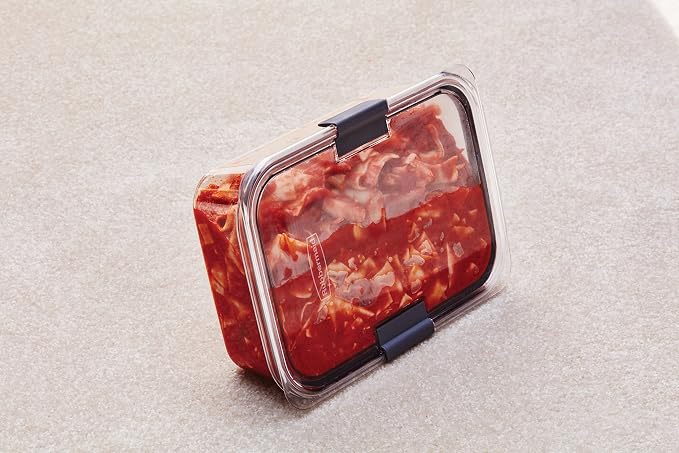 Rubbermaid Brilliance Food Storage Container, 9.6 Cup | Clear | Pack of 2 - Image 10