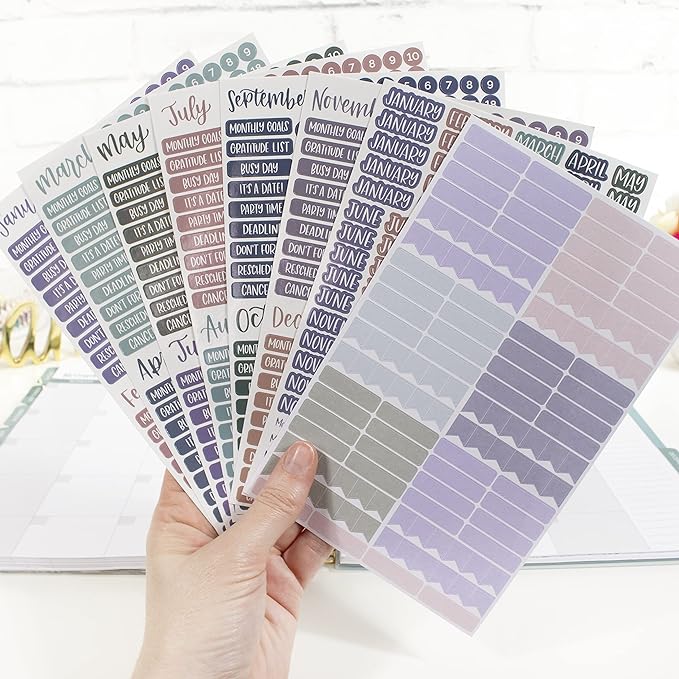 bloom daily planners Calendar Essentials Planner Stickers - Image 4