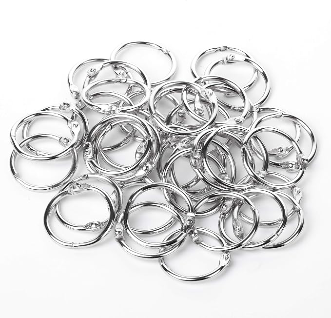 Mr. Pen- Loose Leaf Binder Ring, 50 Pack, 1 Inch | Loose Leaf Binder Book Rings - Image 8
