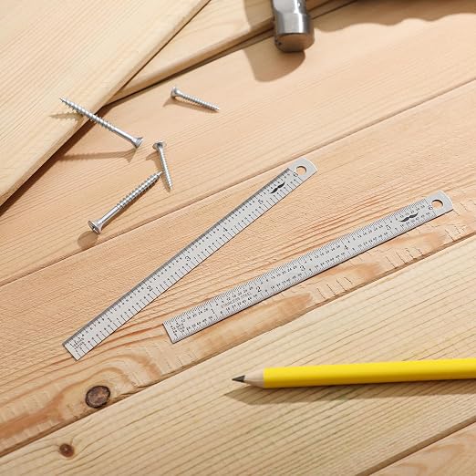 Mr. Pen- Machinist Ruler, 6 Inch, 2 Pack, Stainless Steel Imperial | Precision - Image 7