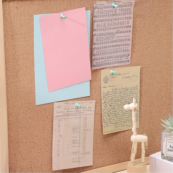350 Pcs Paper Clips Binder Clip Assorted Sizes, Macaron Green Paper Clamps - Image 7