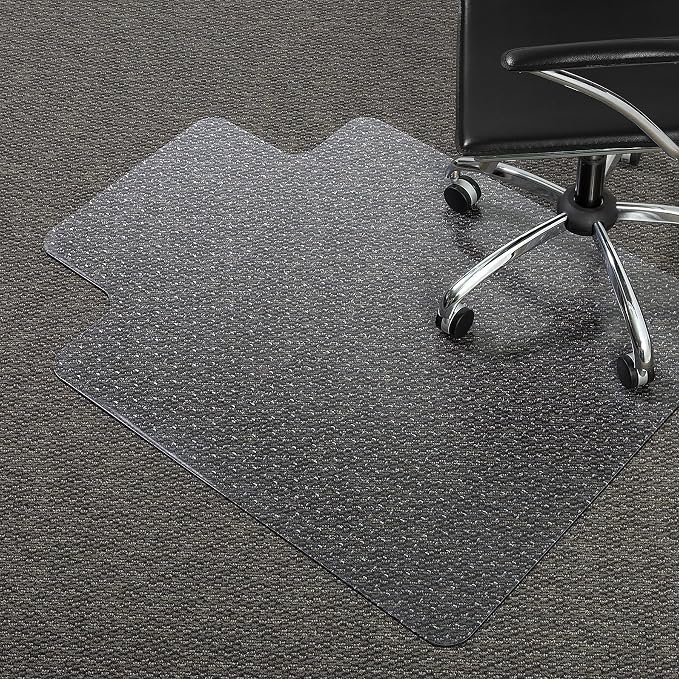 Staples Office Chair Mat, Low-Pile Carpets, Extended Under-Desk Coverage - Image 3