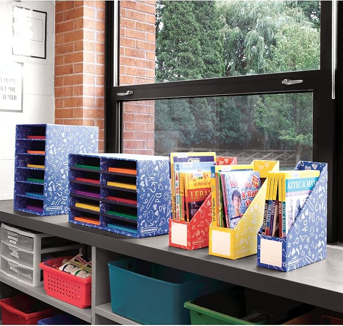 Bankers Box Classroom collection, 15-Compartment Literature Organizers - Image 2