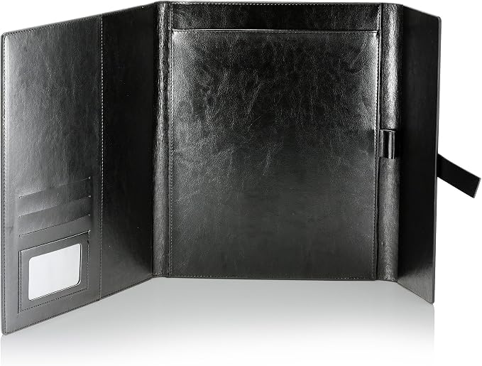 Gallaway Leather Padfolio Portfolio Folder – Slim Portfolio Folio Organizer - Image 2