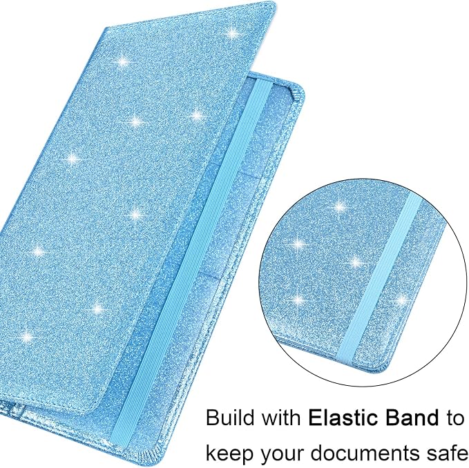 Wisdompro Car Document Holder Organiser, PU Leather Vehicle Insurance and - Image 4