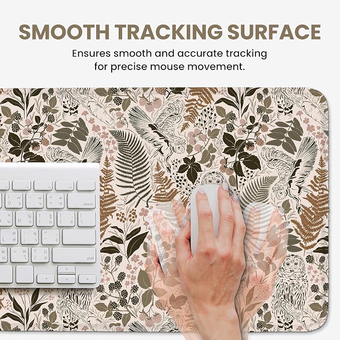 Large Mouse Pad for Desktop, Cute Desk Mat Pad Protector for Work & Gaming - Image 4