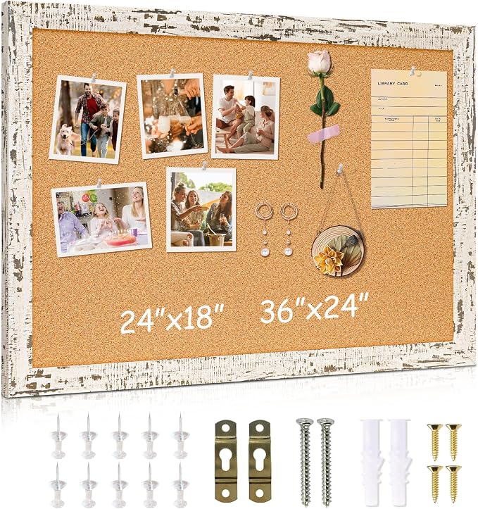 DOLLAR BOSS Cork Board for Wall by DOLLARBOSS