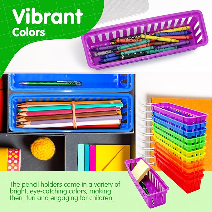 4E's Novelty 12 Pack Pencil Holder - Image 6