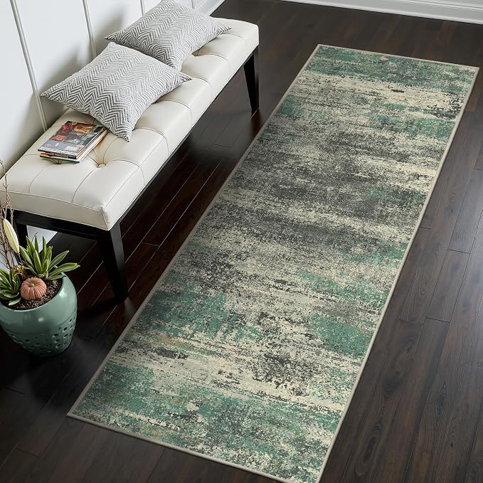 GENIMO Runners for Hallways, 2x6 Washable Runner Rug Non-Slip, Long Runner Rugs by GENIMO