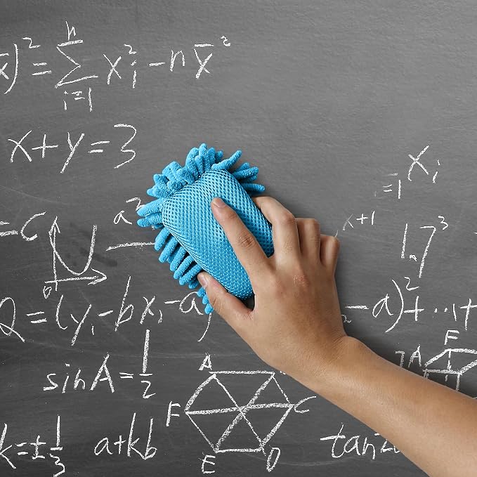 Mr. Pen- Magnetic Microfiber Shag Whiteboard Erasers, 4 Pack | Dual Surface - Image 4
