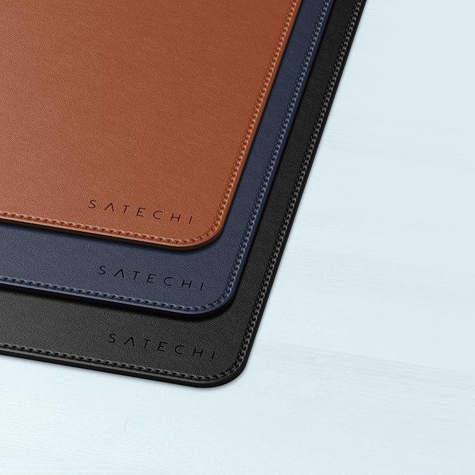 Satechi Vegan Leather Desk Mat, Large Mouse Pad Scratch and Water Resistant - Image 7