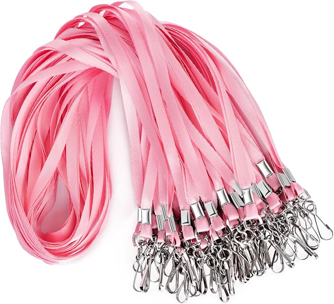 LOCONHA 100 Pack Pink lanyards Lanyards by LOCONHA