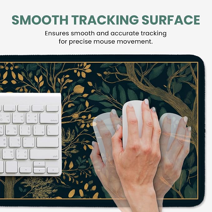 Aesthetic Desk Mat, Cute Hidden Bloom Desk Pad Protector - Image 4