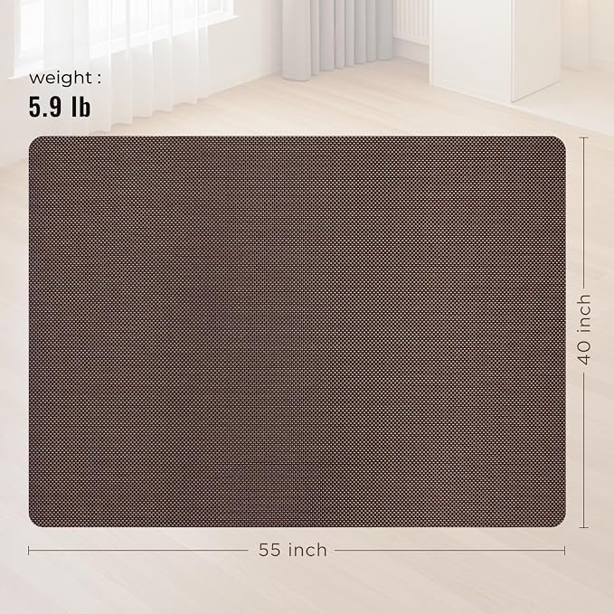 Office Chair Mat for Hard Floors, Heavy Duty Floor Protector Rolling Chairs for - Image 5
