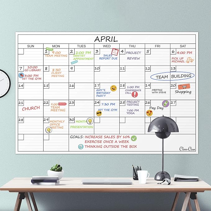 Large Dry Erase Wall Calendar - Image 7