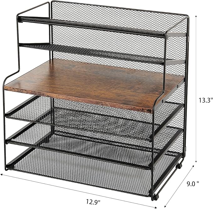 OPNICE 6-Tier Letter Tray Paper Organizer, Desk Organizers and Accessories - Image 4