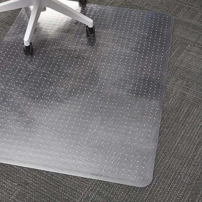 Staples Office Chair Mat, Low-Pile Carpets, 48 x 36 Inch, Smooth Glide - Image 2