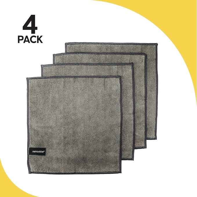 Remooble 4 Pack Magnetic Microfiber Cleaning Cloth Dry Erasers - Image 8