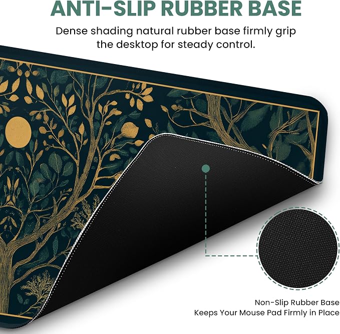 Aesthetic Desk Mat, Cute Hidden Bloom Desk Pad Protector - Image 3