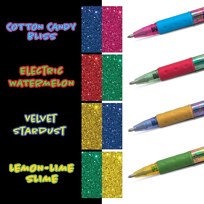 Pentel Sparkle and Krazy Pop, Metallic Gel Ink Pen, Bold Line - Image 6