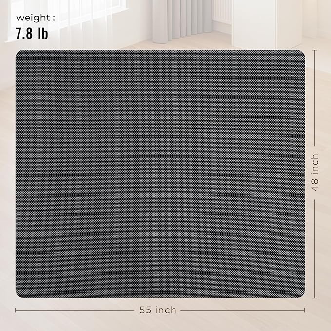 Office Chair Mat for Hard Floors, Heavy Duty Floor Protector Rolling Chairs for - Image 5