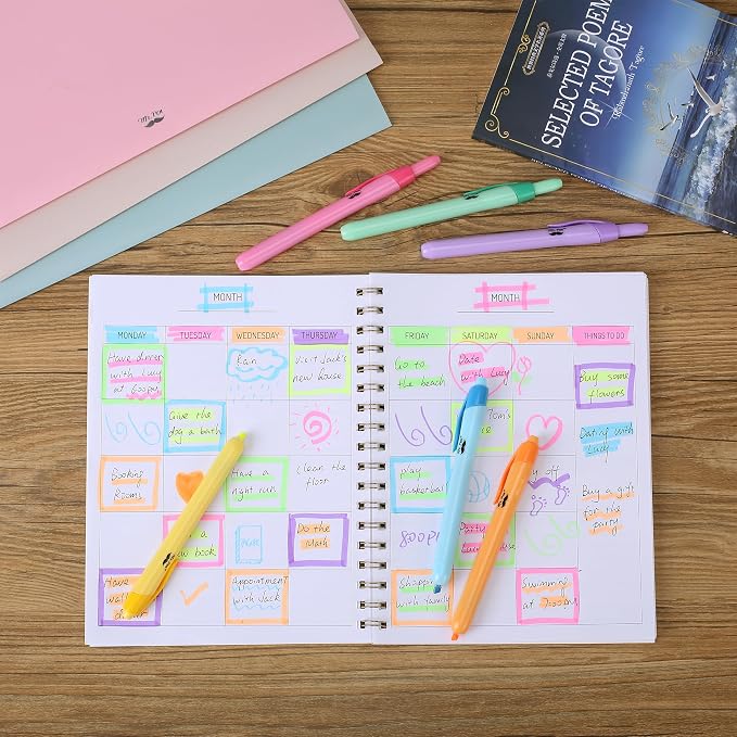 Mr. Pen- Retractable Highlighters, 6 Pack, Bright Colors | Chisel Tip - Image 8
