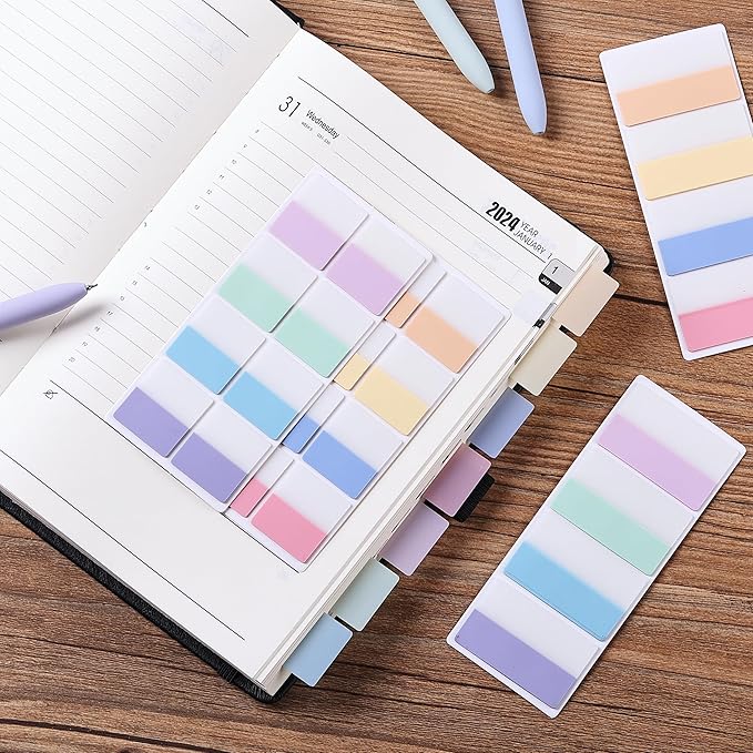 Mr. Pen- Sticky Index Tabs, 360 Pcs, Colorful Sticky Tabs for Notebooks, Page Markers, Page Tabs for Binders, Page Tabs Sticky Tabs for Books, Notebook Tabs, Book Sticky Tabs for Notebooks-DeskLoop Office