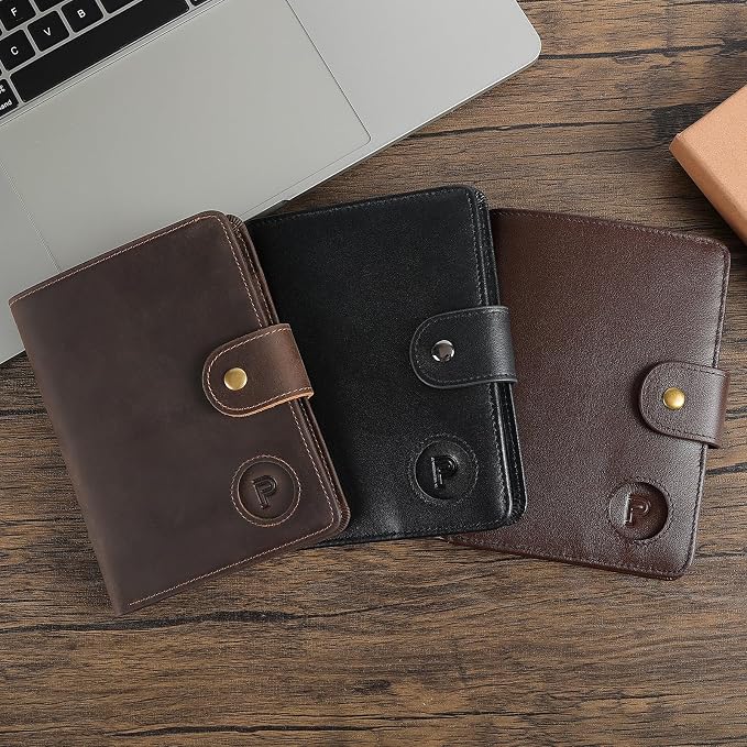 Polare Luxury RFID Blocking Leather Passport Holder Travel Wallet - Image 5