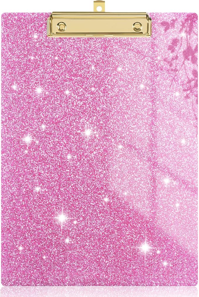 Rimilak Acrylic Glitter Clipboards, Sparkly Board by Rimilak