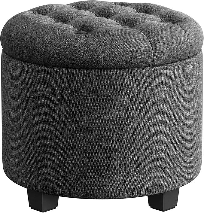 SONGMICS Round Ottoman, Ottoman by Unknown