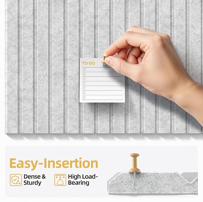 Large Cork Board for Wall 36" x 48" Gray Bulletin Board - Image 3