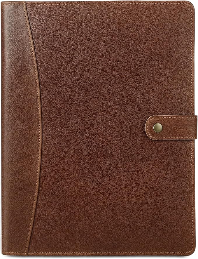 KomalC Leather Portfolio Folder - Image 2
