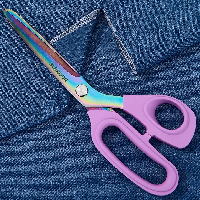 10" Scissors All Purpose, Heavy Duty Office Scissors | Sharp Blades and Comfort - Image 4