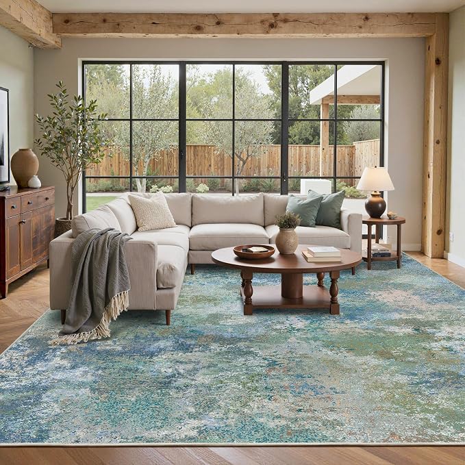 GENIMO Washable Rugs 9x12 Area Rugs - Image 3