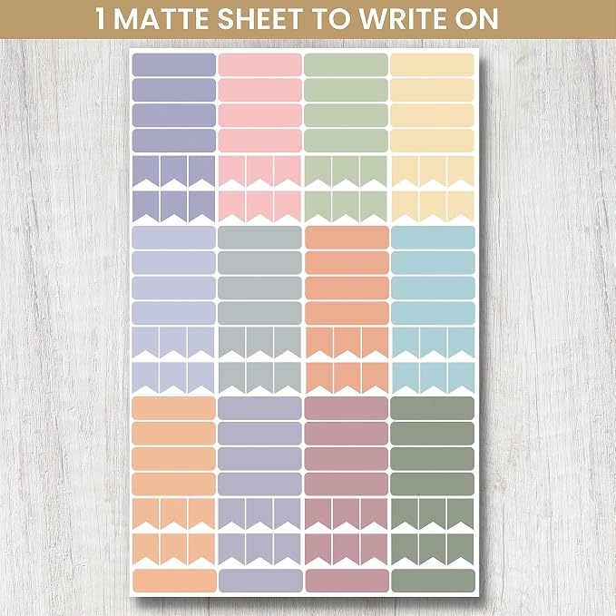 bloom daily planners Bright & Colorful Calendar Essentials Planner Stickers - Image 3