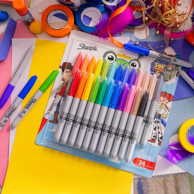Sharpie Permanent Markers, Toy Story 5 Packaging, Fine Point - Image 6