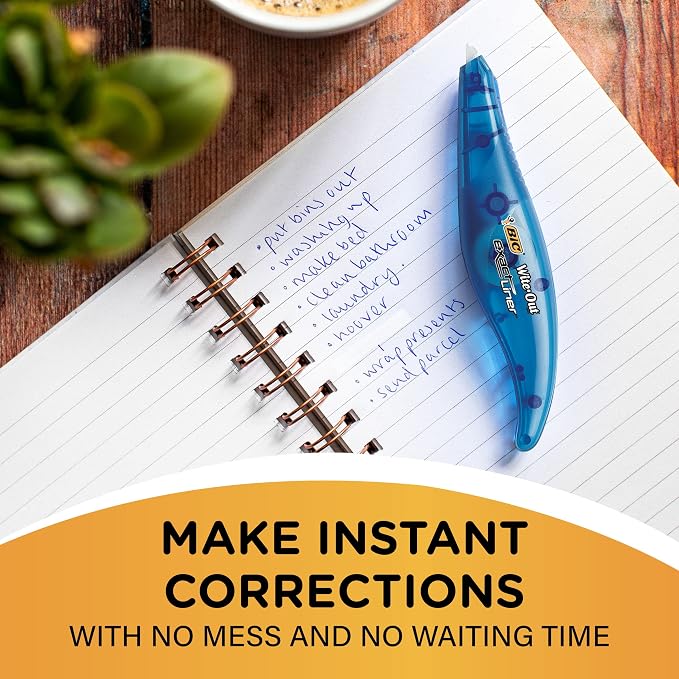 BIC Wite-Out Brand Exact Liner Correction Tape, 19.6 Feet, Clean and Easy to - Image 2