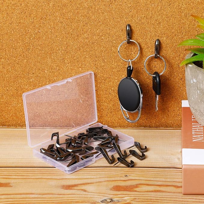 Hotop 30 Pcs Push Pins Picture Hooks 20 Lbs Thumbtacks - Image 5