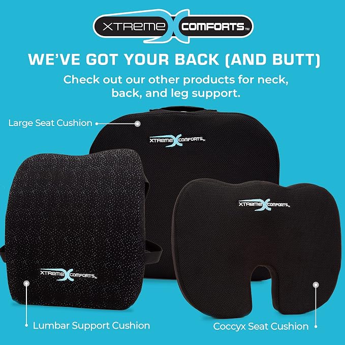 Xtreme Comforts Seat Cushion, Tailbone Relaxer - Image 9