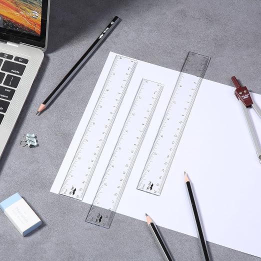 Mr. Pen- Plastic Ruler, 8 Inch, 3 Pack, Easy-to-Read Markings | - Image 7